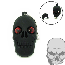 New cartoon Skull Usb Flash Drive black head Pen Drive 32gb Pendrive 16gb 8gb 4gb Usb 2.0 Flash Memory Storage Usb Stick u Disk 2024 - buy cheap