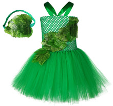 Disfraz de hiedra Poison para niñas, vestido verde esmeralda con tutú, ideal para fiestas de cumpleaños y Carnaval 2024 - compra barato