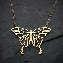 2022 Trendy Women Stainless Steel Jewelry Origami Charm Butterfly Necklace Gift For Friend Drop Shipping Accepted YP6405 2024 - buy cheap