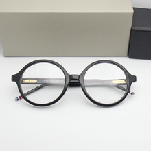 Thom Brand Acetate Retro Round Glasses Frame for Men and Women Optical Prescription Eyeglasses with Clear Lens oculos de grau 2024 - buy cheap