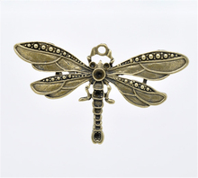 DoreenBeads 5 Bronze Tone Dragonfly Charm Pendants 73x42mm (B13109), yiwu 2024 - buy cheap