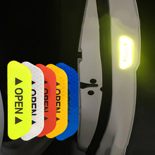 4pcs Car Warning Mark Reflective Tape Safety Lighting Luminous Tapes For BMW F10 F30 E60 Ford Focus 2 3 Fiesta Volkswagen Polo 2024 - buy cheap