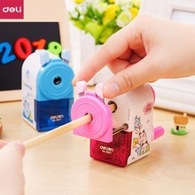 Deli Kwaii Mechanical Pencil Sharpener Metal Cute Stationary Office Hand-operated Manual Sharpener School Supplies For Kids 2024 - buy cheap