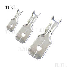 TLBIL 50Pcs 2.8mm 4.8mm 6.3mm Male Crimp terminal Connectors Automotive Connector Spade Terminal 2024 - buy cheap
