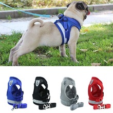 Dog Harness and Leash Set Reflective Kitten Puppy Dogs Jacket Mesh Pet Clothes For Small Dogs Pet Chihuahua Yorkies Pug 2024 - buy cheap