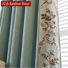 Embroidered Blackout Curtains For Living Room Bedroom Chinese Curtains Fabric Drapes Cloth Blinds Luxury Curtains For Window 2024 - buy cheap