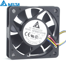 Delta New AFB0612VHB 6015 12V 0.24A 6CM 60mmfour-wire PWM cooling fan for 60*60*15mm 2024 - buy cheap