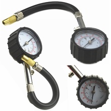 Medidor de pressão de pneus de tubo longo, 0-100psi, alta precisão, testador de pressão de ar de pneu para carro, motocicleta, universal 2024 - compre barato