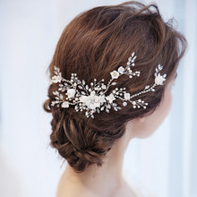 Luxury Crystal Flowers Bridal Headband Gorgeous Bridal Hairpin Jewelry Royal Bridal Wedding Hair Accessories Women Jewelry 290 2024 - buy cheap