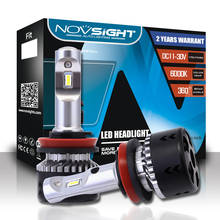 NOVSIGHT Car Headlight H7 LED h4 headlight Bulbs H11 70W 10000lm 6000K Led Auto Headlamp Fog Lights 12v 24v for Car Accessories 2024 - buy cheap