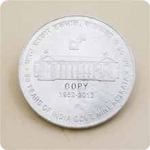 2012 índia 60 rupeças (60 anos de índia govt. mint, kolkata) cópia de moeda frete grátis 2024 - compre barato