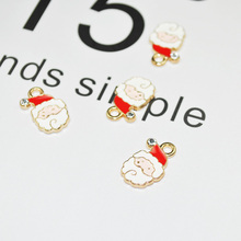 20PCS/Lot Christmas Charms Drop Oil Enamel Christams Charms Pendant For Bracelet Necklace Earrings Bracelet DIY Handmade 2024 - buy cheap