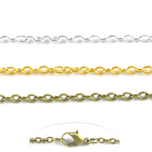 Cable de 28 "y 70cm con cierre, cadena de cuerda larga, joyería, collar, cadenas para DIY, accesorios de joyería 2024 - compra barato