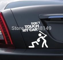 Автомобильное украшение, наклейка и переводная картинка «Не касайтесь моего автомобиля» для Chevrolet Cruze Ford Focus VW Golf Skoda Kia для Opel Honda 2024 - купить недорого