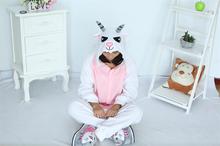 Kigurumi Adult Cartoon Goat Onesie Cosplay Costume Sheep Pajamas Cartoon Animal Onesie Sleepwear For Christmas 2024 - buy cheap