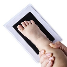 Shujin детская ручная печать отпечаток ноги нетоксичный новорожденный отпечаток руки Inkpad водяной знак младенческой сувениры литье глиняные игрушки подарок 2024 - купить недорого