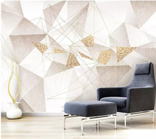 wellyu Custom wallpaper papel de parede  Rhombus geometric relief modern minimalistic abstract background wall tapeta tapety 2024 - buy cheap