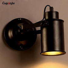 Wall Lamps Creative Vintage Wandleuchte Black Rustic Wall Sconce Lights Loft Industrial Home Bedroom Bedside Wall Light 2024 - buy cheap