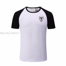 DIY cotton Newest woman Men Tesla T-shirt Fashion Design tops summer raglan sleeve T shirt 2024 - buy cheap