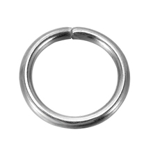 Doreenbeads 200 peças de anéis de aço inoxidável para pular abertos 10mm de dia. Acessórios de joalharia descobertas de metal para fazer joias (b101b) 2024 - compre barato