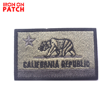 Chaqueta y mochila de velcro a todo COLOR, 3 uds., bandera del Estado de CALIFORNIA, policía de la República, envío directo 2024 - compra barato