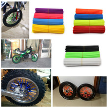 72Pcs Motorcycle Wheel Rim Spoke Skins Covers Wrap Tubes Moto Decorate Protector Kit For Honda Yamaha Kawasaki Suzuki Ducati 2024 - buy cheap