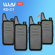Rádio amador para crianças, 4 peças, walkie talkie, mini uhf, transceptor usb, carregador wem 2024 - compre barato