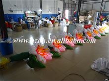 Hot Sale Lighted Inflatable Flowers Chain/Inflatable Artificial Flower for Wedding Decoration 2024 - buy cheap