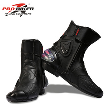 Pro-biker-botas de couro para motociclista, sapatos para corrida, motocicleta, motocross, off-road, a004 2024 - compre barato