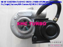 Novo turbocompressor td02 49173-02412 28231-27000 para hyundai elantra, santa fé, tucson, kia carens ii d4ea 2.0crdi 83kw 00- 2024 - compre barato