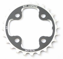 Goveline disco dentário 24t, para mountain bike 10 velocidades/64bcd conjunto de correntes/placa dentária/roda de engrenagem 2024 - compre barato