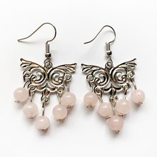 Hanger Earrings Drop Metal Pendant Butterfly Charms Stone Jewelry Earrings Hippie Beautiful 3d Drop Dangle Earrings Nickel Free 2024 - buy cheap