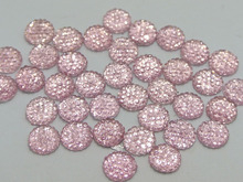 200 gemas redondas de acrílico rosa con diamantes de imitación de puntos de 8mm (0,31 ") 2024 - compra barato