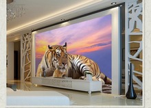 3d murais papel de parede para sala de estar tigre 3d estereoscópico papel de parede decoração para casa personalizado 3d foto 2024 - compre barato