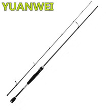 YUANWEI Spinning Fishing Rod 1.8m 2.1m ML M MH Power 2 Sections Carbon Fiber Fishing Lure Rod Varas De Pesca Canne Spinning Rod 2024 - buy cheap