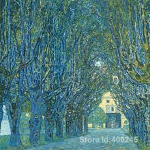 Modern art Viale Alberato by Gustav Klimt reproduction paintings Hand painted High quality 2024 - buy cheap
