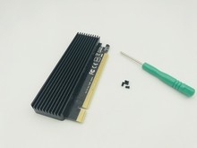 Адаптер M.2 NGFF на PCIE 3,0 X16, Светодиодный интерфейс M Key NVMe SSD, поддержка PCI Express 3,0x4 2230-2280, размер m.2, полная скорость 2024 - купить недорого