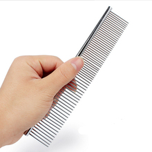 3 Sizes Stainless Steel Pet Hair Comb Brush Double Use Portable Pet Grooming Tools Pin Combs For Shaggy Dogs Cats S/M/L 2024 - buy cheap
