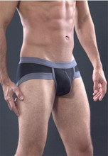Sexy Gay Underwear Men Briefs Shorts Male Low Waist Mesh Breatbale U Convex Pouch Underpants M-XL Men's Clothing 2024 - buy cheap