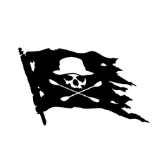 Canoe Skull Flag Vinyl Sticker Car Truck Ship Happy Vinyl Decorative Decal Fittings Car Sticker Car Accessories 2024 - buy cheap