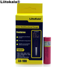 Liitokala Lii-100 1,2 В 3,7 В 3,2 В AA 18650 18350 26650 14500 21700 NiMH литиевая батарея зарядное устройство HE2 2500 мАч мощность Батарея 2024 - купить недорого