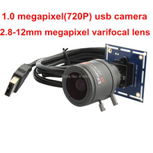 1.0megapixel 720P MJPEG 30fps 2.8-12mm megapixel varifocal lens CMOS OV9712 mini usb board camera for automatic vending machine 2024 - buy cheap