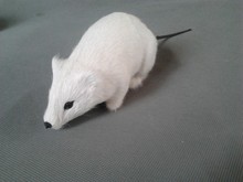Juguete para broma de Halloween, ratón blanco realista de 15x7cm, modelo de ratón, juguete divertido para jugar a trucos, t317 2024 - compra barato