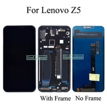 Оригинальный 6,2 дюймовый новый черный для lenovo Z5 L78011 L78012 Полный ЖК-дисплей кодирующий преобразователь сенсорного экрана в сборе Замена с рамкой 2024 - купить недорого