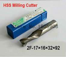 5pcs/set 17.0MM 2 Flute HSS&Aluminium endmill milling cutter CNC Bit Milling Machine tools Cutting tools.Lathe Tool,router bit 2024 - buy cheap