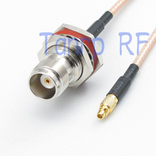 10pcs 6in MMCX male jack to TNC female jack RF adapter connector 15CM Pigtail coaxial jumper cable RG316 extension cable 2024 - buy cheap