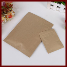 15*21cm 20pcs Kraft Paper Ziplock Bag For Gift/tea/candy/jewelry/sweets/bread Packaging Paper Food Bag Diy Jewelry Pack Display 2024 - buy cheap