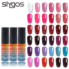 SLYGOS 6ML Portable Soak Off UV Gel Polish Nail Art Long Lasting Pure Color Gels Varnish Manicure Pedicure Nails Tool 2024 - buy cheap