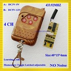 Refletor com controle remoto gêmeo mini interruptor para controle remoto 3v 3.7v 4.5v 5v transmissor receptor pequeno tamanho rx fecho momentâneo 433mhz 2026 - compre barato Refletor com controle remoto gêmeo mini interruptor para controle remoto 3v 3.7v 4.5v 5v transmissor receptor pequeno tamanho rx fecho momentâneo 433mhz 2026 - compre barato
