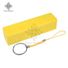 Nova chegada 1 pçs usb power bank caso kit 18650 carregador de bateria caixa diy kit amarelo 2024 - compre barato